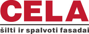 CELA – šilti ir spalvoti fasadai